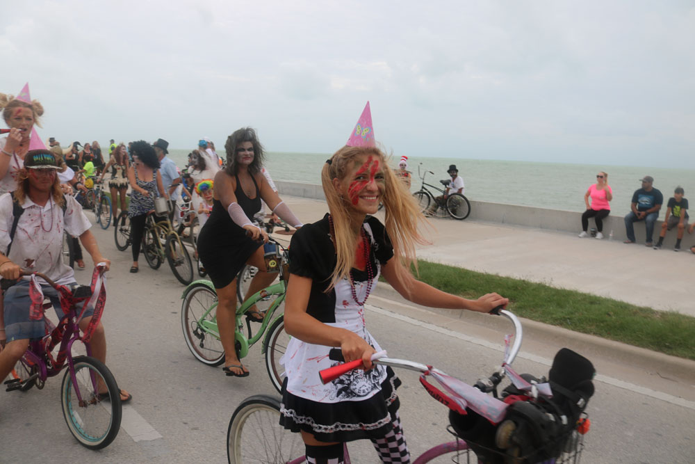 Zombie Bike Ride 2017 photo - Duval Street, Key West
